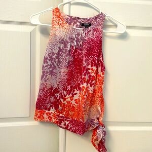 Beautiful silky sleeveless blouse